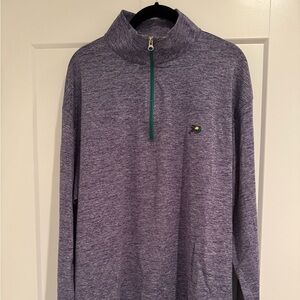Men's PERLIS MARDI GRAS purple Quarter-Zip Sweater